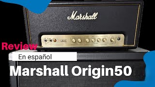 cabezal marshall Origin 50 review en español [upl. by Odravde173]