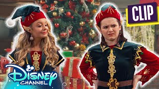 Santas Reindeer Visit the Ranch 🦌 BUNKD  disneychannel [upl. by Aenea]