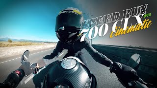 CFMOTO 700 CLX Sport  My Top Speed  Insta360 X3  Cinematic 4k [upl. by Adnalor]