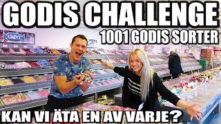 GODIS CHALLENGE 1001 GODIS SORTER KAN VI ÄTA EN AV VARJE [upl. by Zoha]