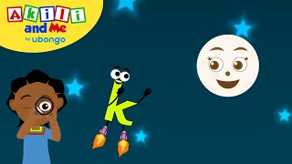 Learn Letter K  The Alphabet with Akili  Cartoons for Preschoolers [upl. by Urissa]