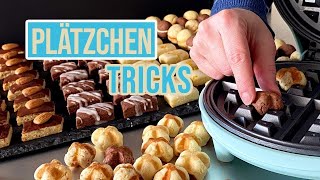 Geniale Weihnachtsplätzchen  einfach und schnell aus 1 Teig 9 Plätzchen [upl. by Vitia]