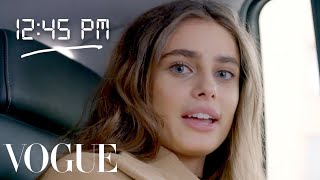 How Taylor Hill Gets Runway Ready  Diary of a Model  Vogue [upl. by Ainahtan]