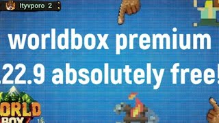 Worldbox Premium 02221 apk free mod [upl. by Julianna]