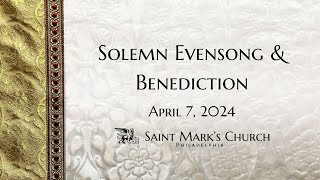 Solemn Evensong amp Benediction  4724 [upl. by Desdamona42]