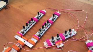 littleBits 16step sequencer [upl. by Zetrauq]