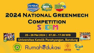 LIVE  Pembukaan Hari Pertama Kompetisi Nasional Greenmech 2024 [upl. by Brookhouse902]