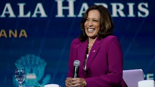 ‘Cackling’ defence mechanism Kamala Harris laughs over American struggles with gas prices [upl. by Philan]