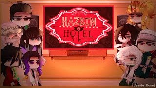 🌼 Los pilares reaccionan a algunas canciones de Hazbin Hotel🌹 ☀🌈 °Gigikwai59° ⭐🌙 [upl. by Rhodia76]