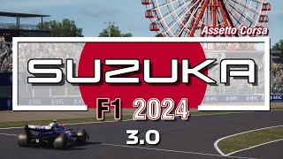 Suzuka Formula 1 2024  Extension 30  Assetto Corsa [upl. by Ganley]