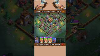 Builder Base Attack Strategy 😱  Subscribe MrPaw8 clashofclans shorts ytshorts coc [upl. by Deck]