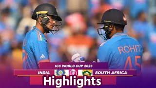 India vs South Africa World Cup 2023 Full Match Highlights IND Vs SA World Cup 2023 Highlights [upl. by Assilav]