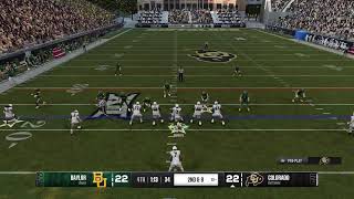 Colorado vs Baylor Simulation On PlayStation 5 [upl. by Yole921]