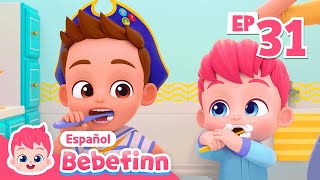 ¡A cepillar  EP31  Lava Tus Dientes  Canciones Infantiles  Bebefinn en español [upl. by Amasa]