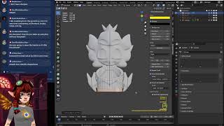 Lets make a baby stolas Planter in Blender3d [upl. by Wyler461]