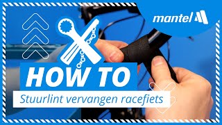 STUURLINT VERVANGEN  WIKKEL het STUURLINT van je RACEFIETS in 10 MINUTEN Mantel Howto [upl. by Schoenberg]