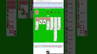 Scorpion Solitaire on cardgamesio [upl. by Zelig561]