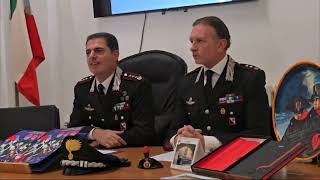 A Potenza presentato il calendario storico dei Carabinieri 2025 [upl. by Godric]