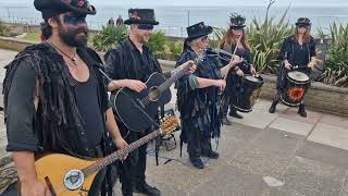 Beltane Border Morris dancing Vixana at Teignmouth Folk Festival on Sun 23 June 2024 [upl. by Trescott]