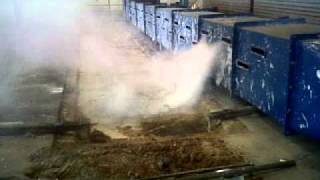 GALVANIZING WHITE FUME EXTRACTION BY GALCON ENGG AT TATA 3GP [upl. by Eigna258]