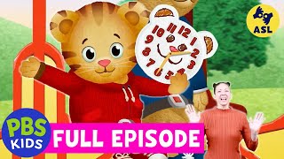 Daniel Tiger FULL EPISODE  Daniel’s New Friend MaxNew Friend at the Clock Factory ASL  PBS KIDS [upl. by Lovich]