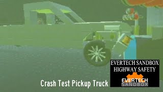 Crash Test Pickup Evertech Sandbox [upl. by Gollin]