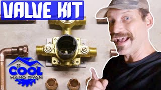 Installing a New Shower Valve with 3Way Diverter copper pipe [upl. by Yentruok]