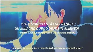 Sword Art Online Alicization Op 1 FULL AMV 『Adamas  LiSA』 Sub Español  Romaji  English [upl. by Ennaehr659]