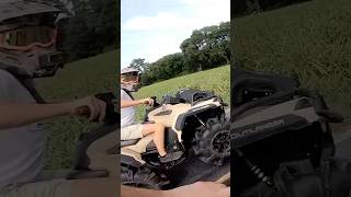 CANAM 850 vs POLARIS 1000 Drag Race [upl. by Lienaj828]