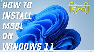 How to install Microsoft SQL Server 2019 on Windows 11 IN HINDI  SQL सर्वर 2019 स्टेप बाय स्टेप [upl. by Ahseikram656]