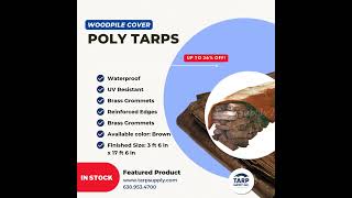 WOODPILE COVER TARP [upl. by Latashia]