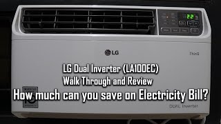 LG Inverter Aircon LA100EC Walk Through and Review [upl. by Eittod]