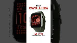 Boat Wave Astra Watch Launched at Rs 1799 [upl. by Wren]