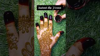 Instant dip hennainstantdiphenna instantmehndi hennatricknewtricktapetrickfingertapetrick [upl. by Nonnerb]