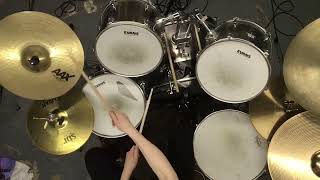 Horseshoes And Hand Grenades drum cover by 14 year old Green Day [upl. by Notsahc]