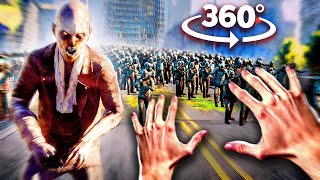 360 VIDEO HORROR  ZOMBIE APOCALYPSE  Can you survive and escape [upl. by Catharina811]