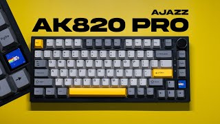 Budget Keyboard w Screen  Ajazz AK820 Pro Review Teardown amp Sound Test [upl. by Olocin]