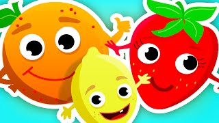 FRUIT SONG for Children  Finger Family Fruits Song for Kids [upl. by Nylia]