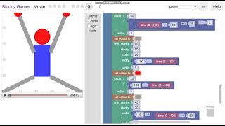 Blockly Games Movie level 9 [upl. by Romain229]