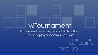 MiClub  MiTournament Instructional Guide [upl. by Norabal]