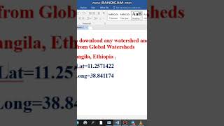 Create a study area map in ArcGIS google tutorial googlemaps map data ethiopia amsayawgenet [upl. by Akinajnat617]