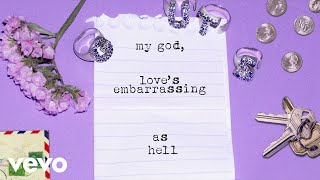 Olivia Rodrigo  love is embarrassing Official Lyric Video [upl. by Farro939]