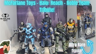 McFarlane Toys  Halo Reach  Noble Team Tribute  Collection Showcase [upl. by Myriam623]