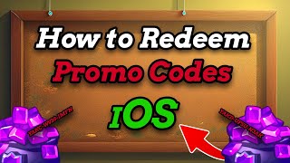 How to Redeem PROMO CODES for IOS Guide Rush Royale [upl. by Schoof]