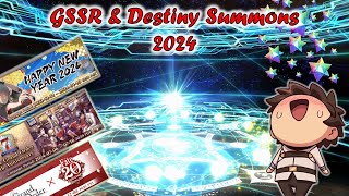 FGO NA  All my GSSR and Destiny Order Summons of 2024 [upl. by Assillim]