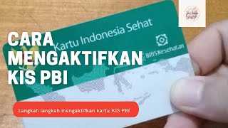 CARA MENGAKTIFKAN KEMBALI KARTU KIS PBI [upl. by Elissa]