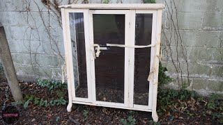 Junk to Jewel  Trashed Antique Display Cabinet Restoration [upl. by Rodolfo823]