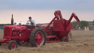 International B64 trailed combine At Casterton vintage harvest event 2021 [upl. by Gasparo850]