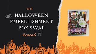 Halloween Embellishment Box Swap Reveal 8 by papercraftsbyglory [upl. by Lantha]