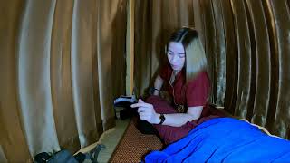 ASMR Thai Woman Massage Groin Foot Calf Massage [upl. by Braunstein]